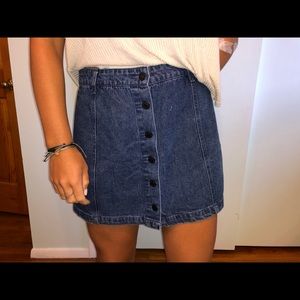 Mini Denim Skirt